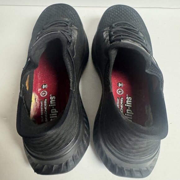 Skechers Mens Tilido Fletchit Sneaker Black Size 7.5 Wide main image 5
